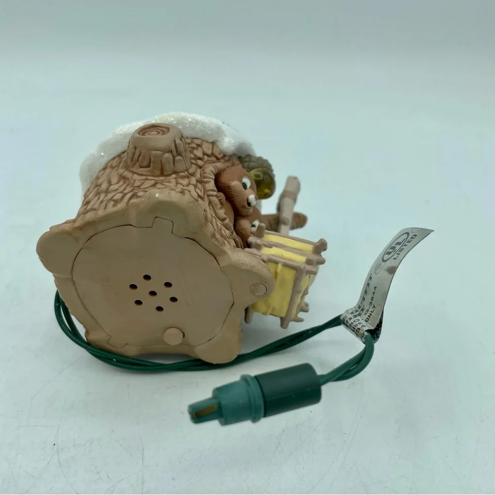 1994 Hallmark Baby’s First Christmas Ornament Lights Music Magic Squirrels - Picture 9 of 12